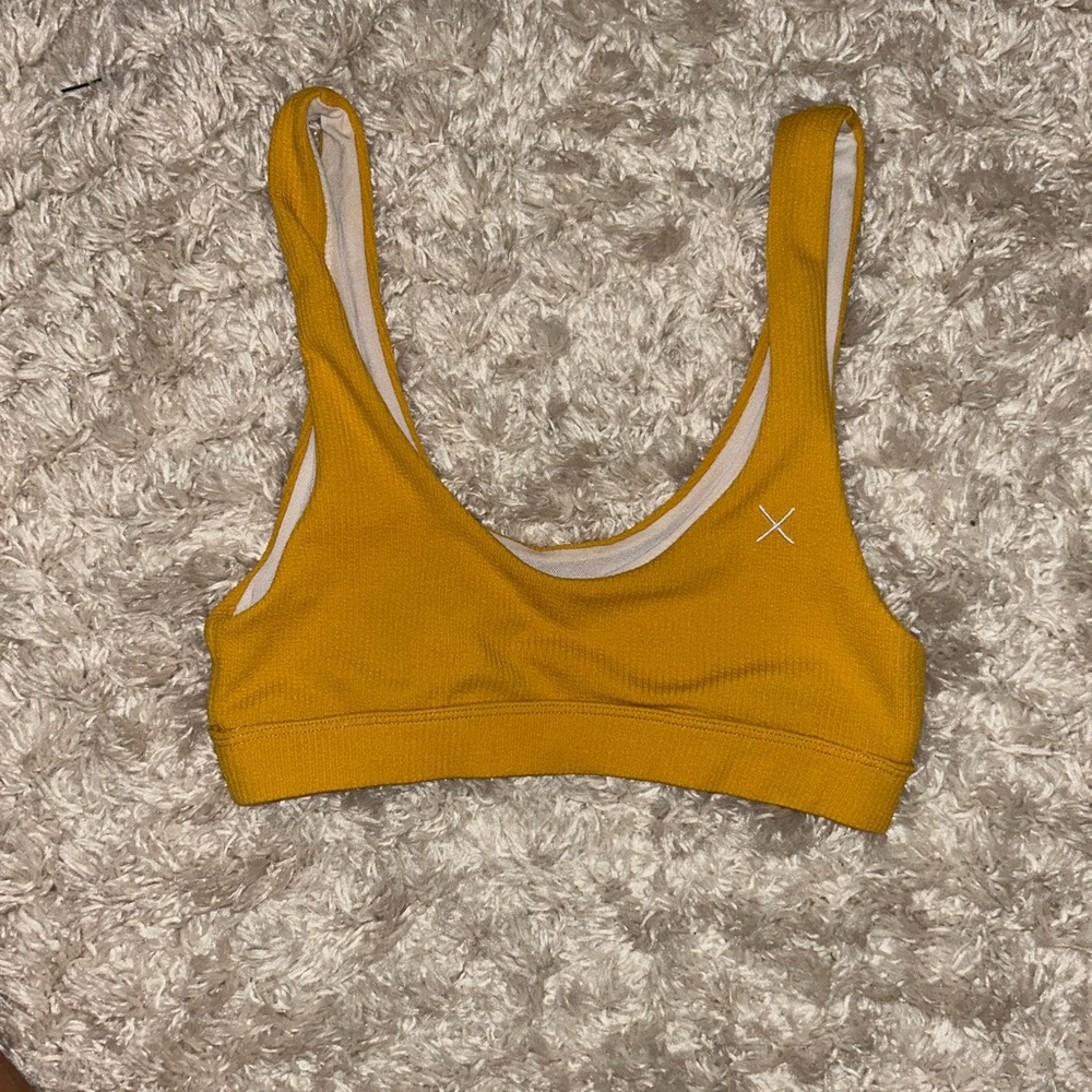 Boutine LA Orange/Gold Bikini Top